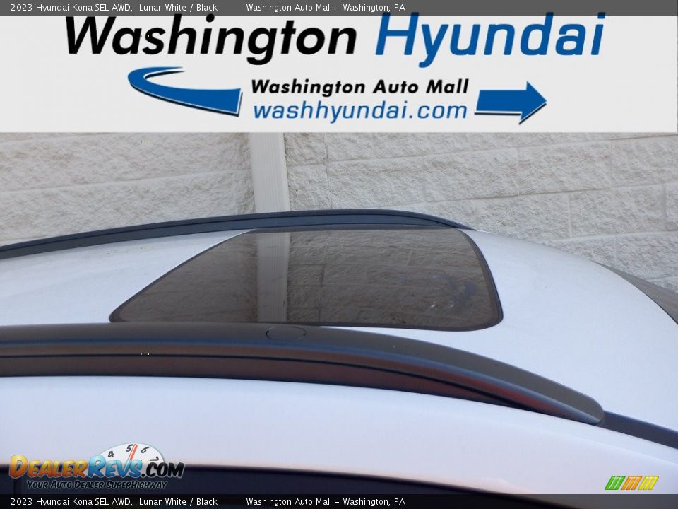 2023 Hyundai Kona SEL AWD Lunar White / Black Photo #4