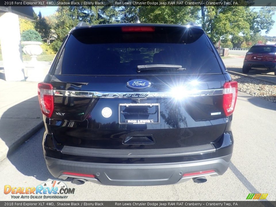 2018 Ford Explorer XLT 4WD Shadow Black / Ebony Black Photo #3