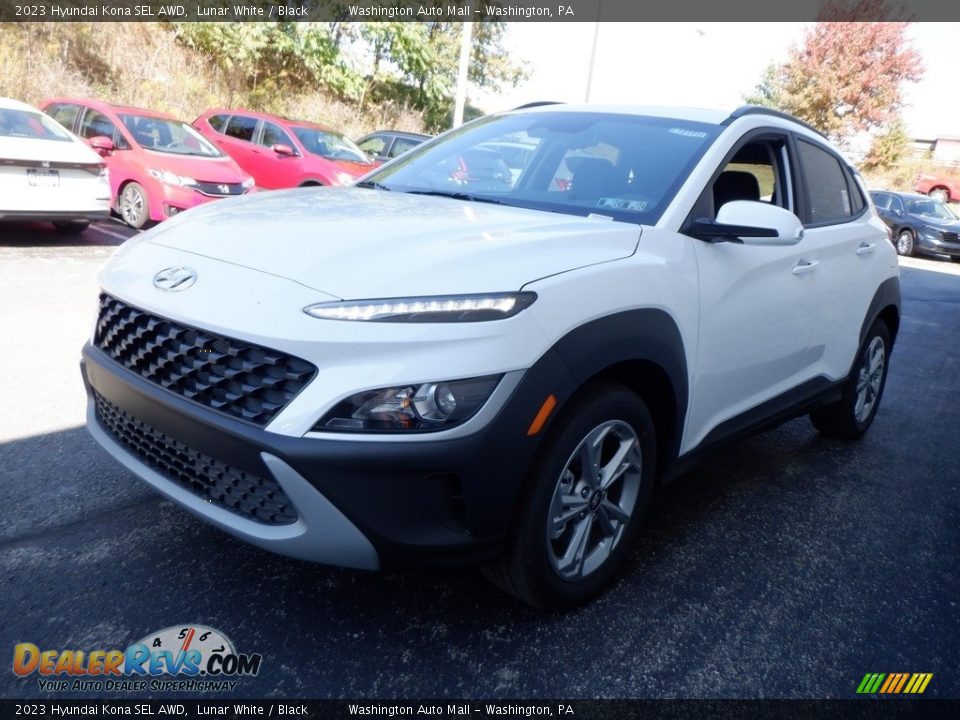 2023 Hyundai Kona SEL AWD Lunar White / Black Photo #6