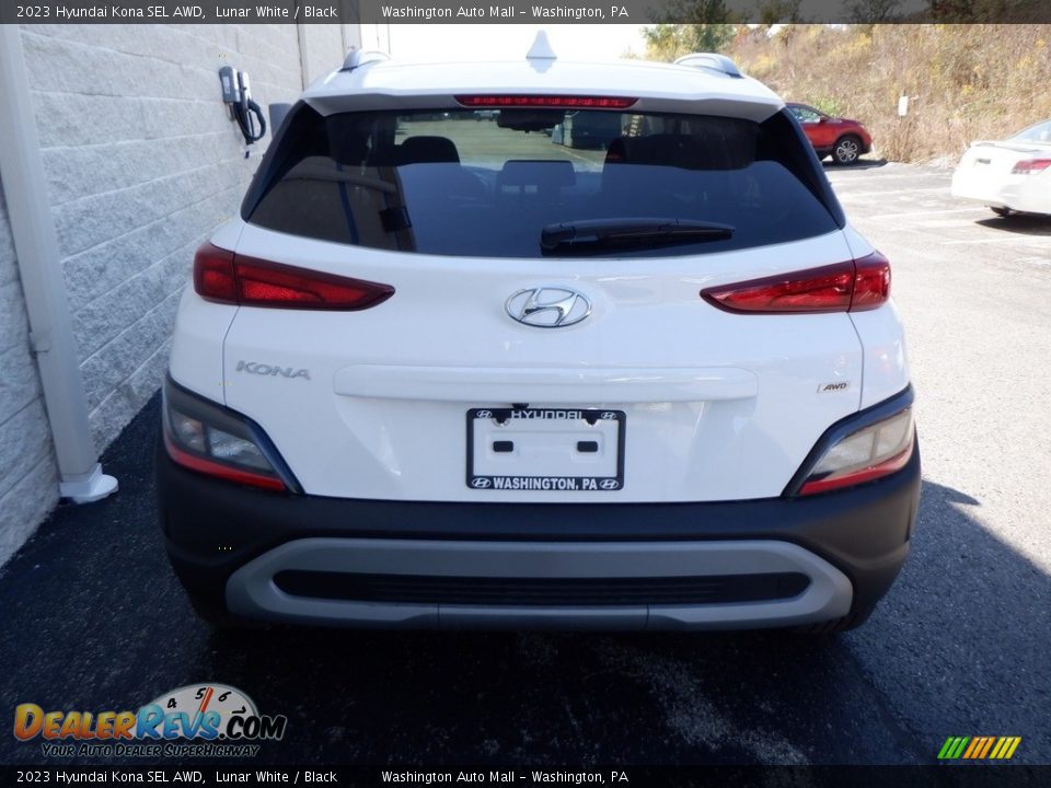 2023 Hyundai Kona SEL AWD Lunar White / Black Photo #7