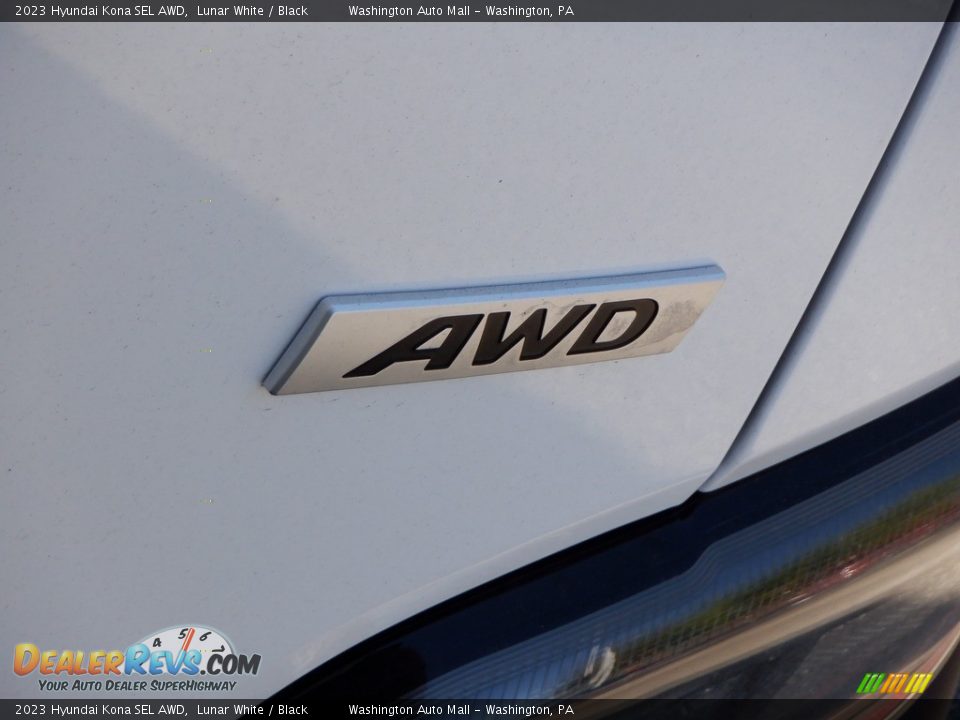 2023 Hyundai Kona SEL AWD Lunar White / Black Photo #8