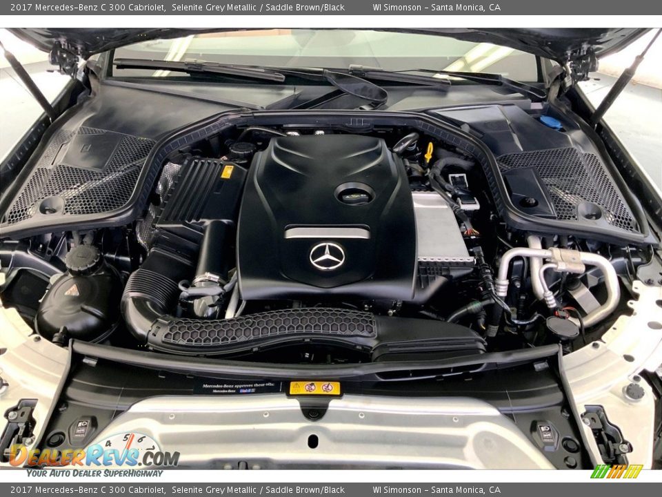 2017 Mercedes-Benz C 300 Cabriolet 2.0 Liter DI Turbocharged DOHC 16-Valve VVT 4 Cylinder Engine Photo #9