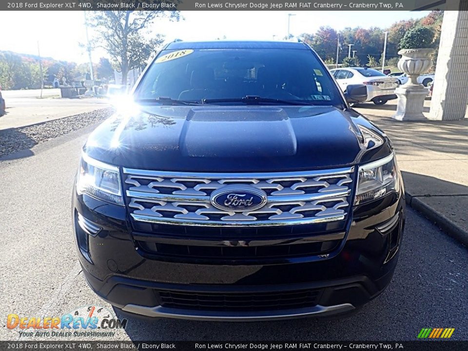 2018 Ford Explorer XLT 4WD Shadow Black / Ebony Black Photo #7