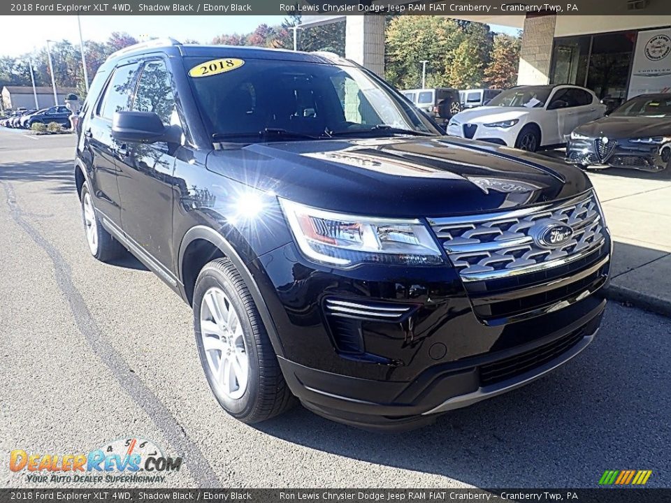 2018 Ford Explorer XLT 4WD Shadow Black / Ebony Black Photo #8