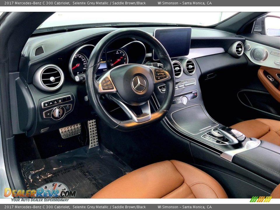 Saddle Brown/Black Interior - 2017 Mercedes-Benz C 300 Cabriolet Photo #14