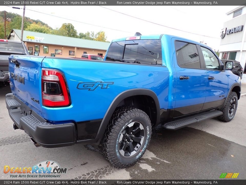 2024 Ram 1500 Rebel G/T Crew Cab 4x4 Hydro Blue Pearl / Black Photo #6