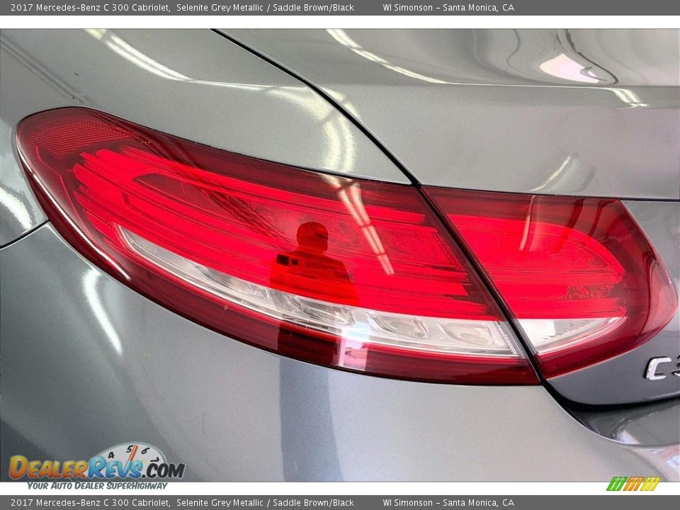 2017 Mercedes-Benz C 300 Cabriolet Selenite Grey Metallic / Saddle Brown/Black Photo #28