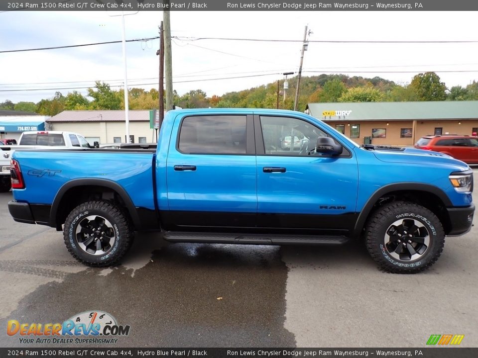 Hydro Blue Pearl 2024 Ram 1500 Rebel G/T Crew Cab 4x4 Photo #7