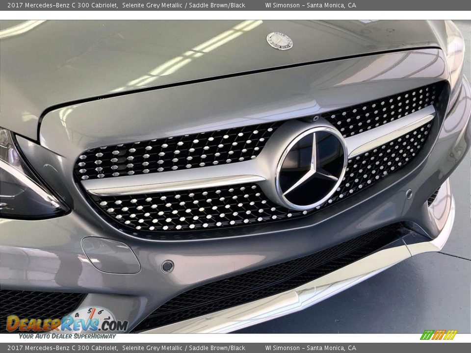 2017 Mercedes-Benz C 300 Cabriolet Selenite Grey Metallic / Saddle Brown/Black Photo #29