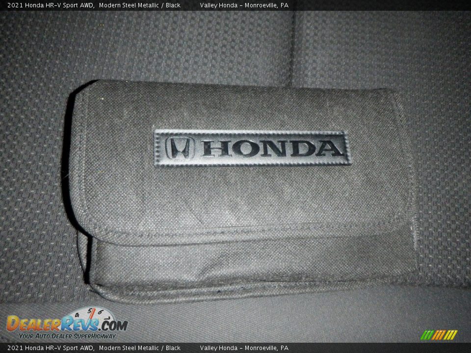 2021 Honda HR-V Sport AWD Modern Steel Metallic / Black Photo #26