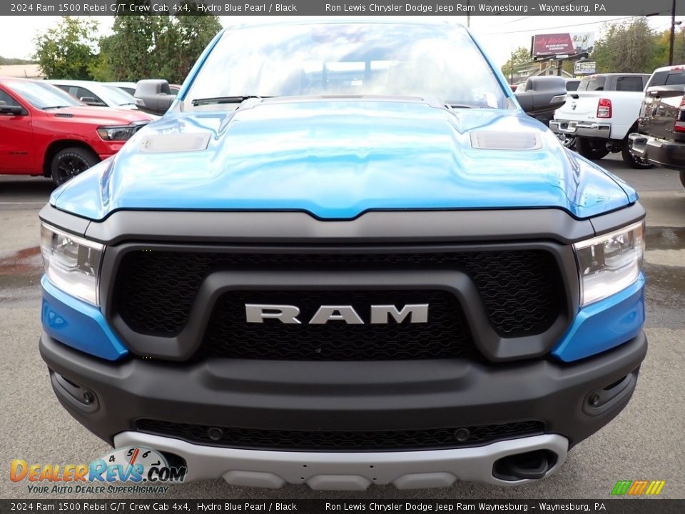 Hydro Blue Pearl 2024 Ram 1500 Rebel G/T Crew Cab 4x4 Photo #9