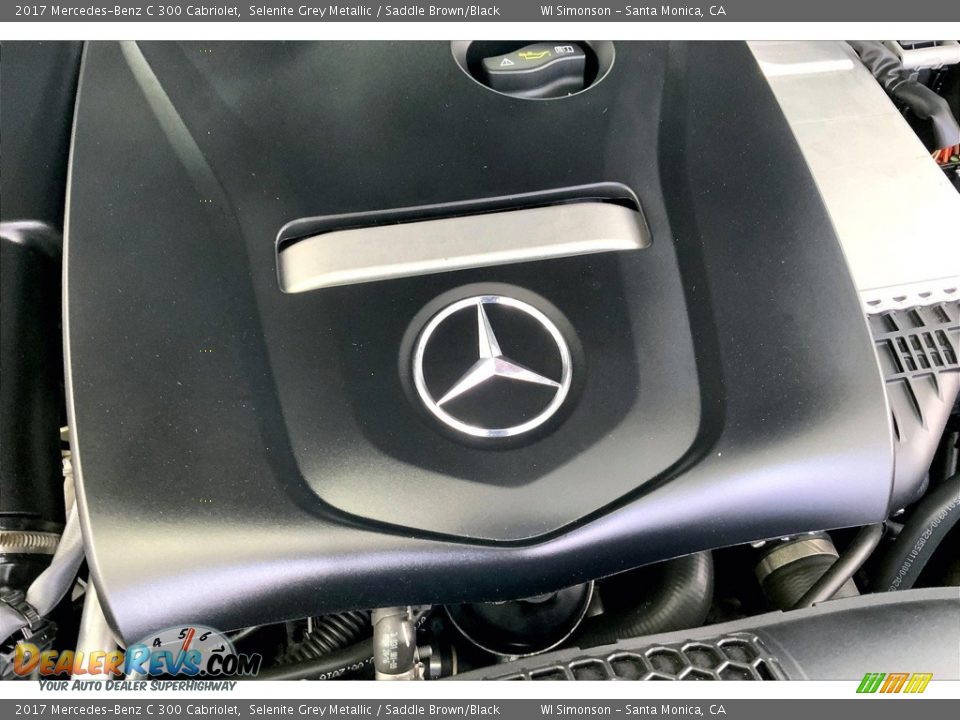 2017 Mercedes-Benz C 300 Cabriolet Selenite Grey Metallic / Saddle Brown/Black Photo #31