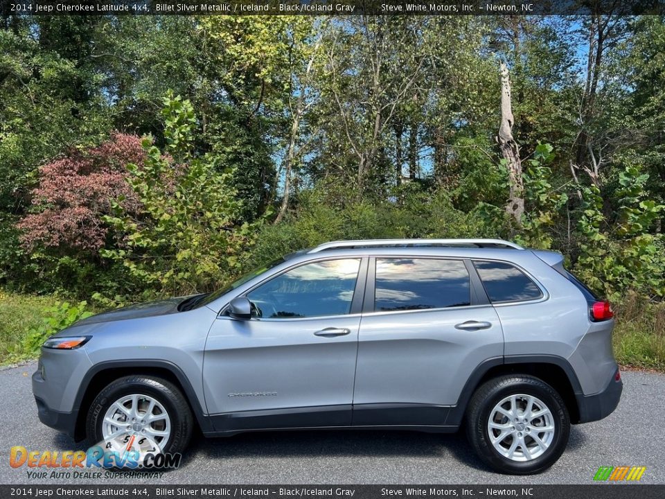 Billet Silver Metallic 2014 Jeep Cherokee Latitude 4x4 Photo #1