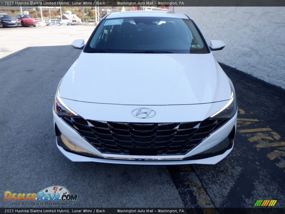 2023 Hyundai Elantra Limited Hybrid Lunar White / Black Photo #5