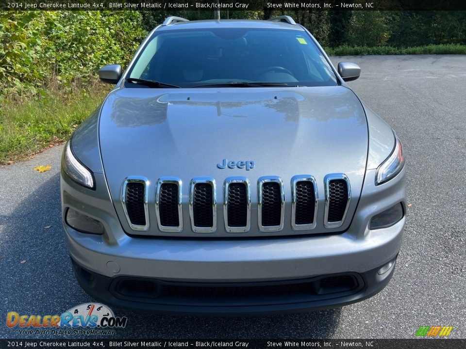 2014 Jeep Cherokee Latitude 4x4 Billet Silver Metallic / Iceland - Black/Iceland Gray Photo #3