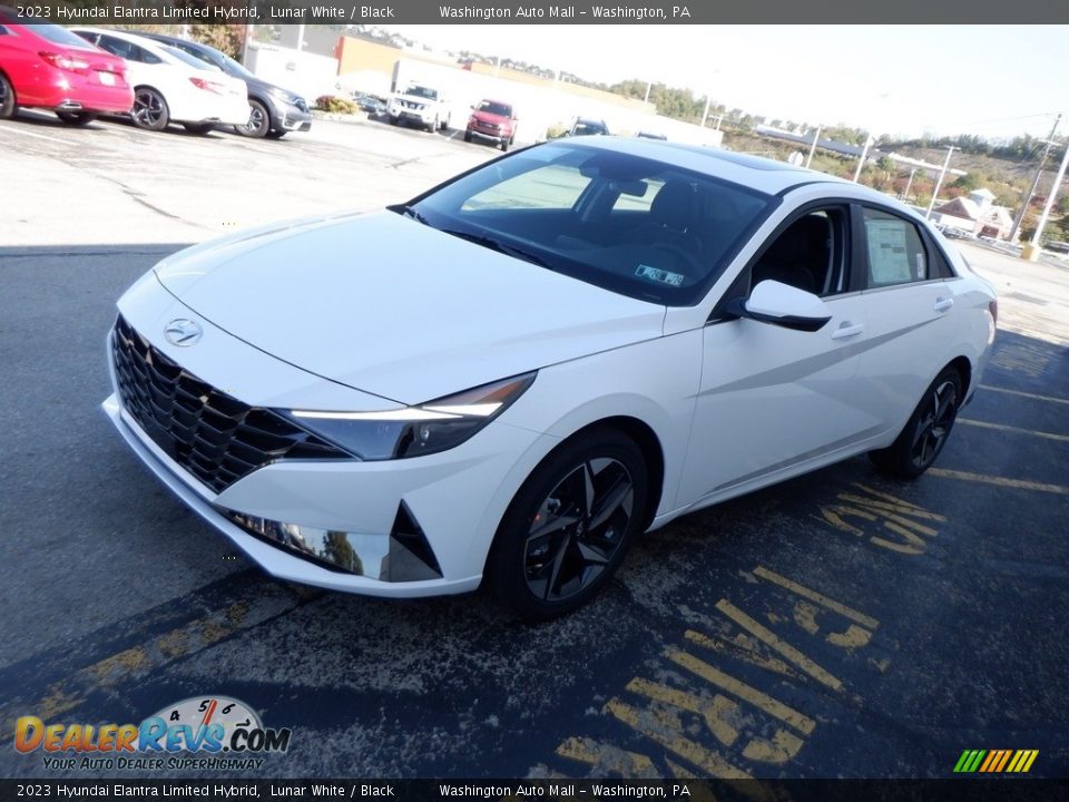 2023 Hyundai Elantra Limited Hybrid Lunar White / Black Photo #6