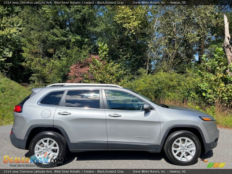 Billet Silver Metallic 2014 Jeep Cherokee Latitude 4x4 Photo #5