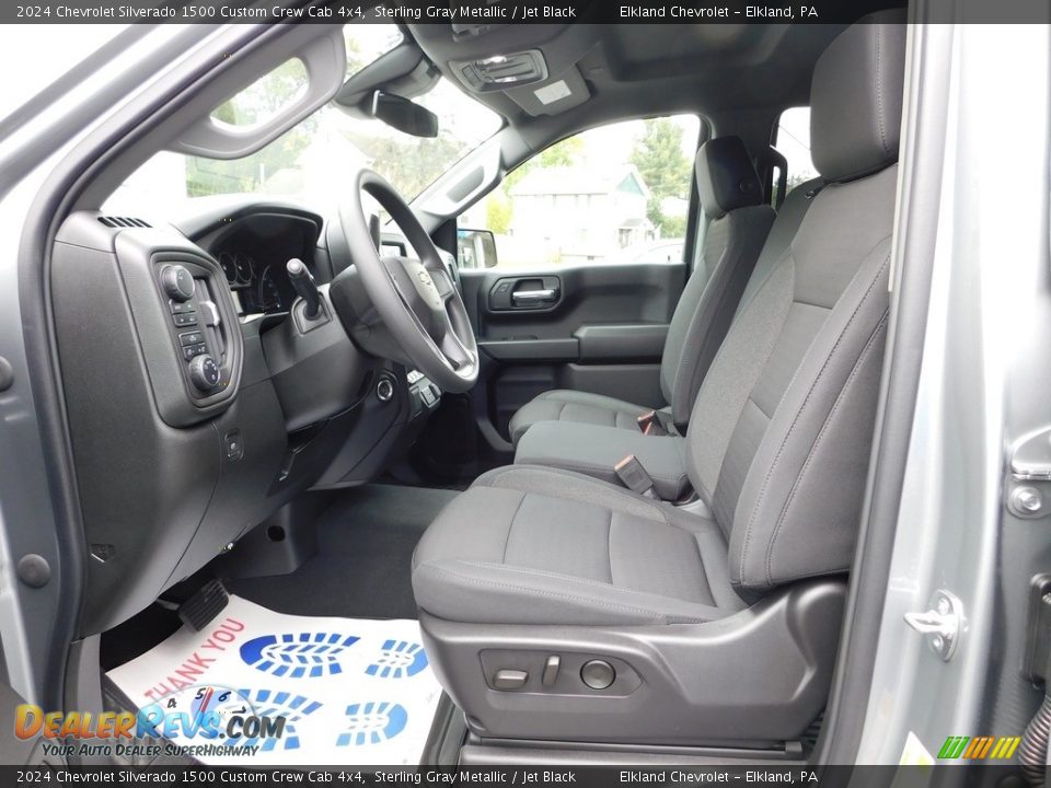 Front Seat of 2024 Chevrolet Silverado 1500 Custom Crew Cab 4x4 Photo #20
