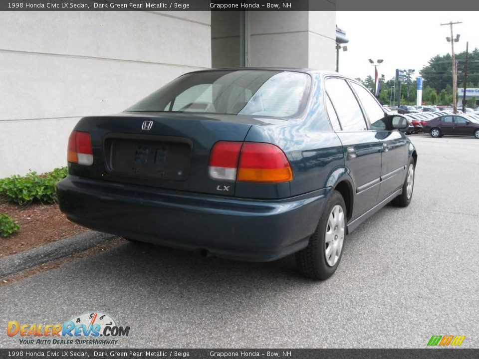 Honda civic coupe 1998 green #4