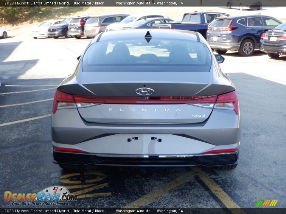 2023 Hyundai Elantra Limited Hybrid Fluid Metal / Black Photo #7