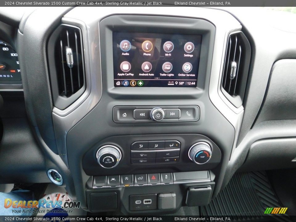 Controls of 2024 Chevrolet Silverado 1500 Custom Crew Cab 4x4 Photo #28