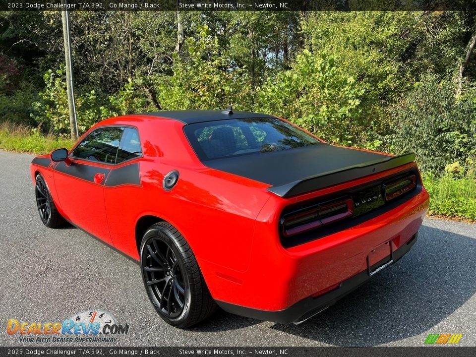 2023 Dodge Challenger T/A 392 Go Mango / Black Photo #8