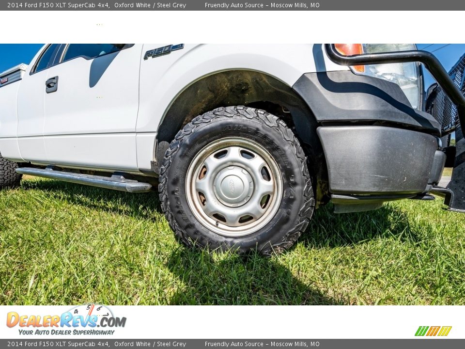 2014 Ford F150 XLT SuperCab 4x4 Oxford White / Steel Grey Photo #2