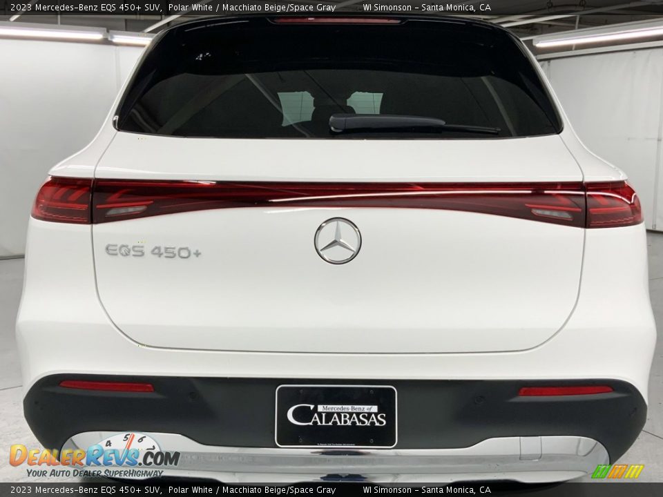 2023 Mercedes-Benz EQS 450+ SUV Polar White / Macchiato Beige/Space Gray Photo #5