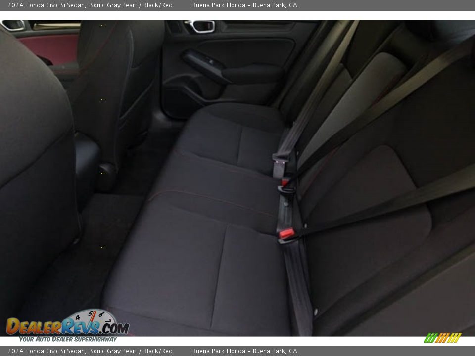 Rear Seat of 2024 Honda Civic Si Sedan Photo #12