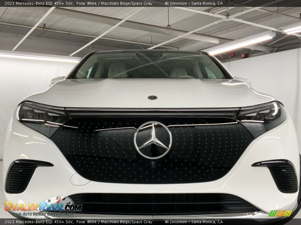 2023 Mercedes-Benz EQS 450+ SUV Polar White / Macchiato Beige/Space Gray Photo #8