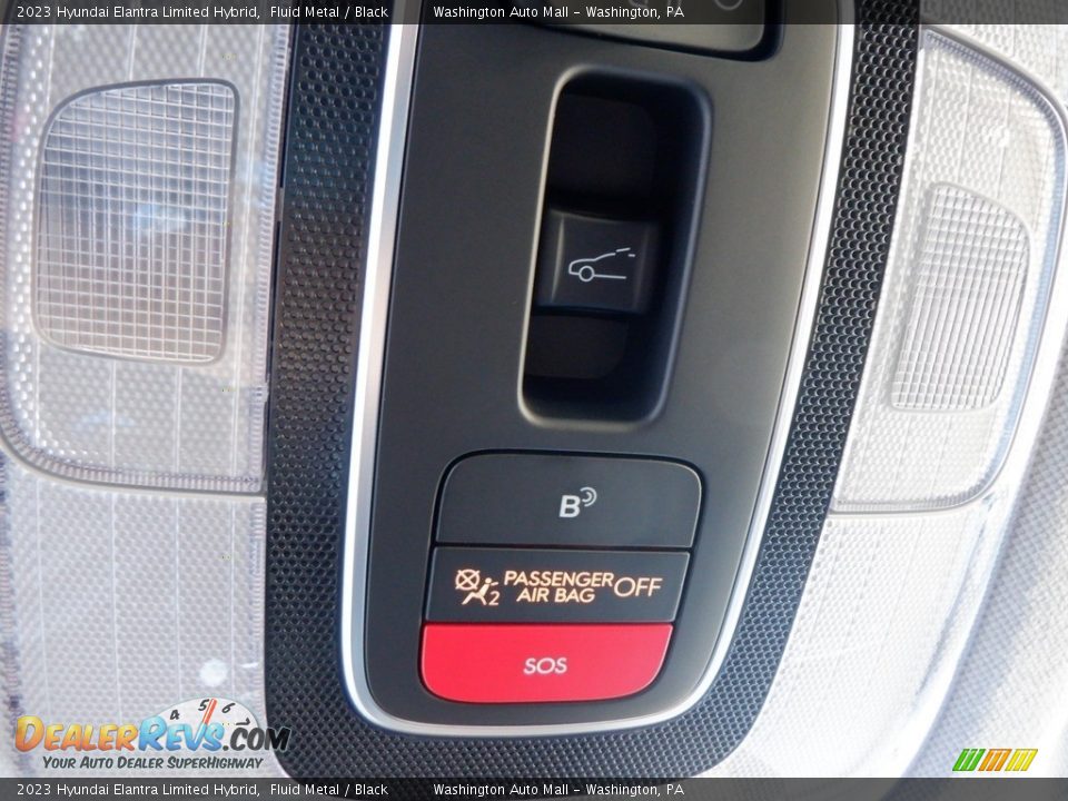 2023 Hyundai Elantra Limited Hybrid Fluid Metal / Black Photo #23