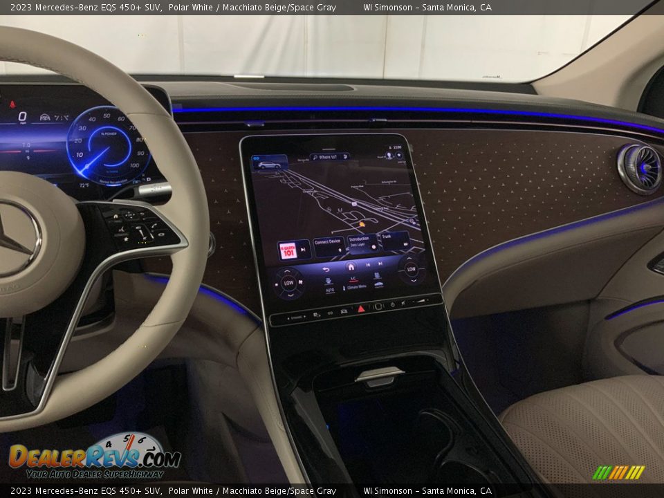 Dashboard of 2023 Mercedes-Benz EQS 450+ SUV Photo #13