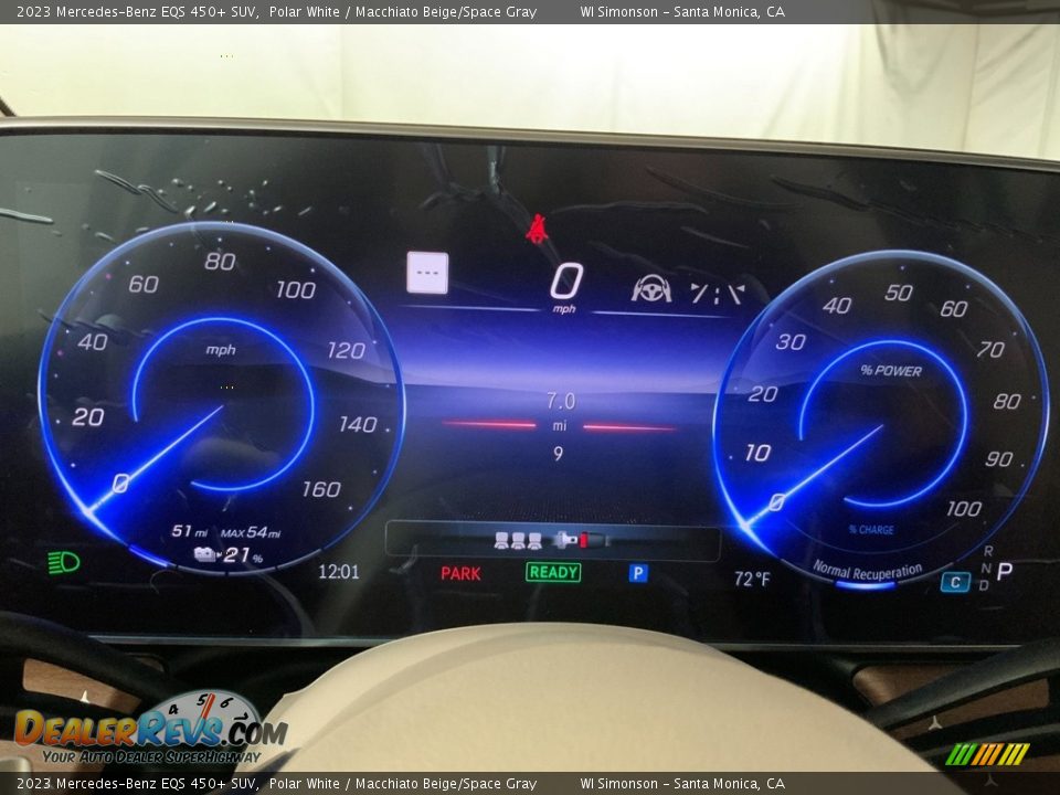 2023 Mercedes-Benz EQS 450+ SUV Gauges Photo #16