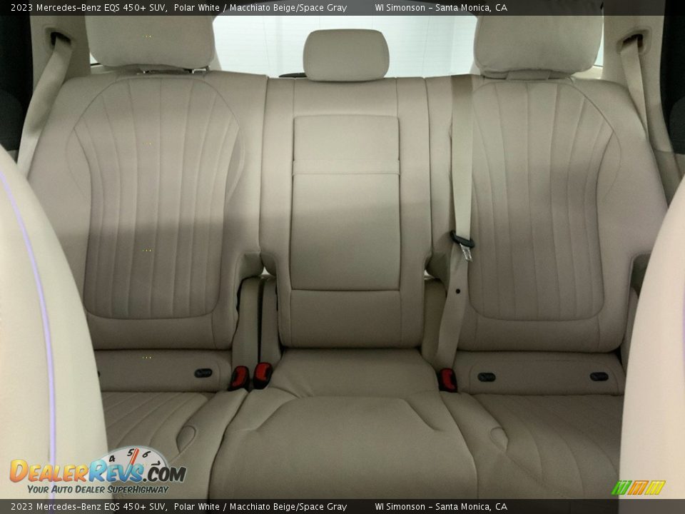 Rear Seat of 2023 Mercedes-Benz EQS 450+ SUV Photo #17