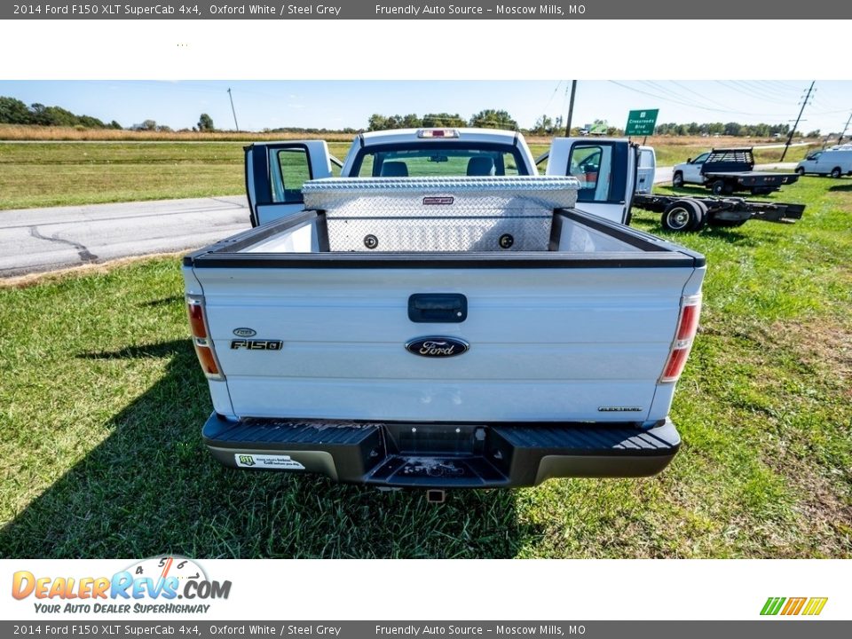 2014 Ford F150 XLT SuperCab 4x4 Oxford White / Steel Grey Photo #20