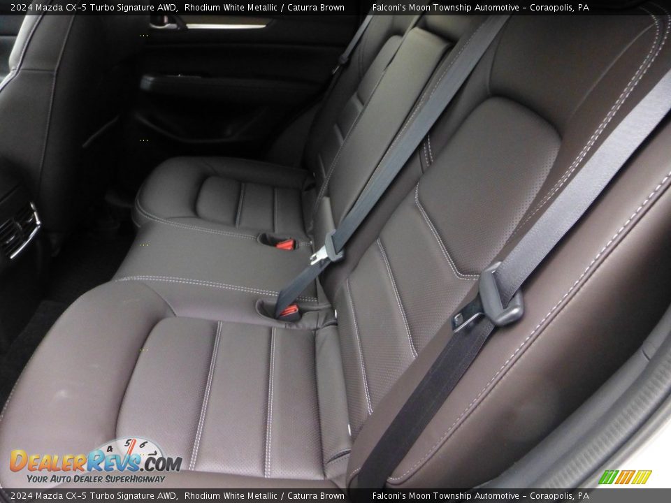 Rear Seat of 2024 Mazda CX-5 Turbo Signature AWD Photo #12