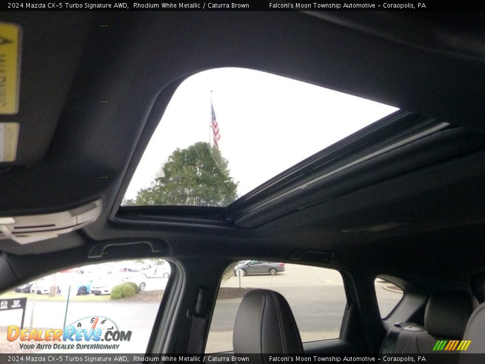 Sunroof of 2024 Mazda CX-5 Turbo Signature AWD Photo #15