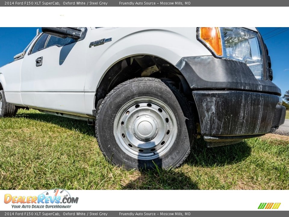 2014 Ford F150 XLT SuperCab Oxford White / Steel Grey Photo #2