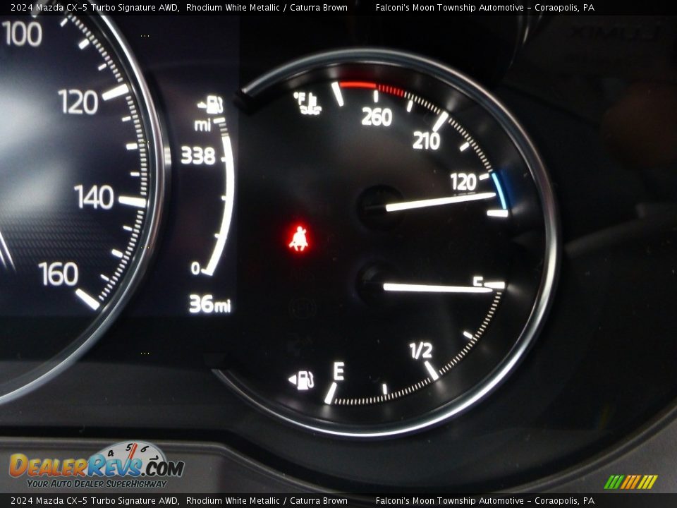 2024 Mazda CX-5 Turbo Signature AWD Gauges Photo #19