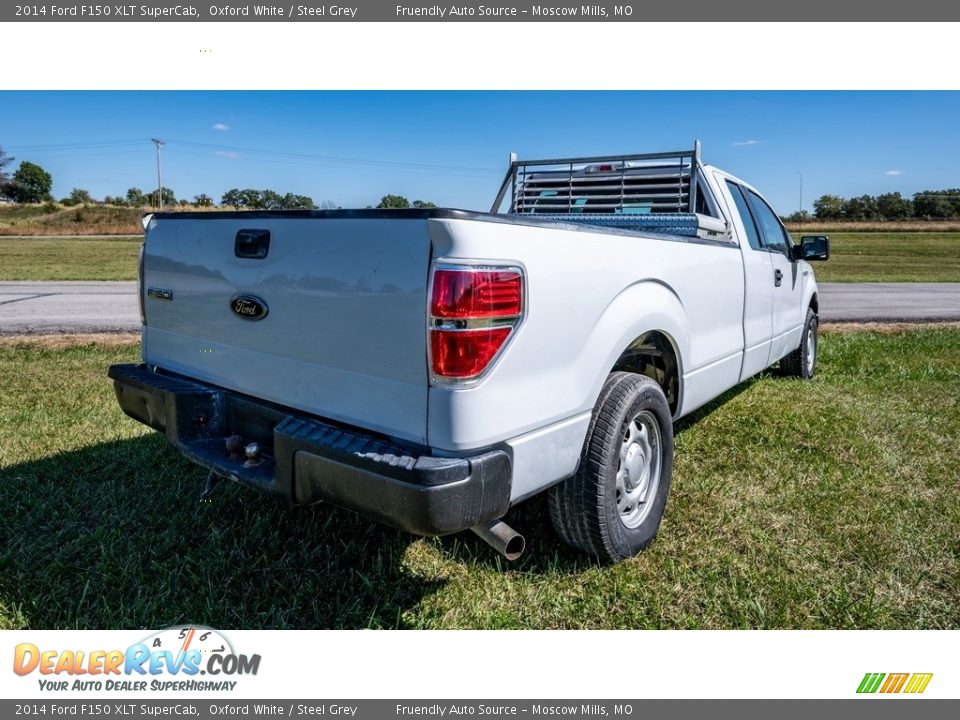 2014 Ford F150 XLT SuperCab Oxford White / Steel Grey Photo #4