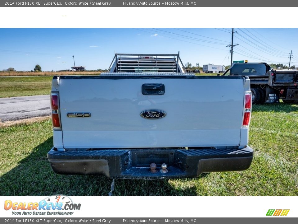 2014 Ford F150 XLT SuperCab Oxford White / Steel Grey Photo #5