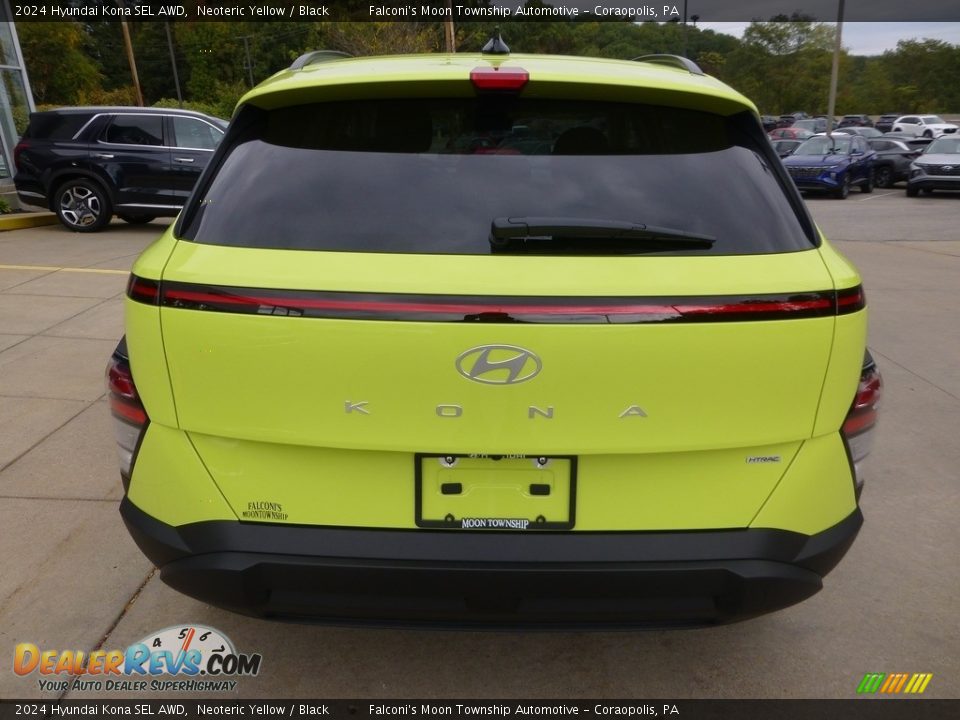 2024 Hyundai Kona SEL AWD Neoteric Yellow / Black Photo #3