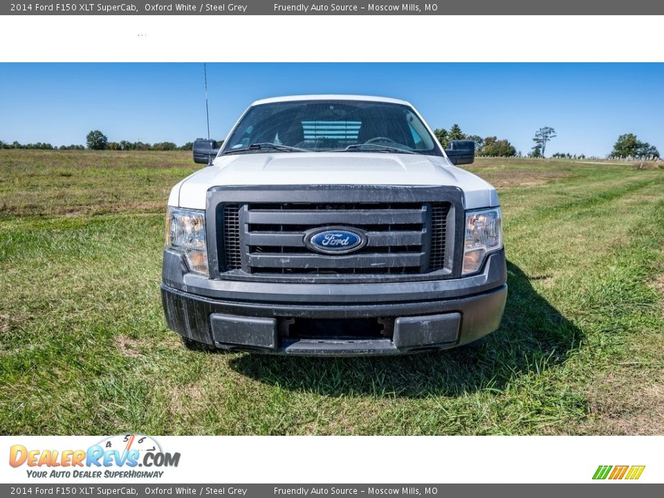 2014 Ford F150 XLT SuperCab Oxford White / Steel Grey Photo #9