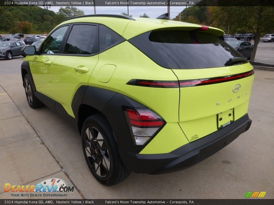 2024 Hyundai Kona SEL AWD Neoteric Yellow / Black Photo #5