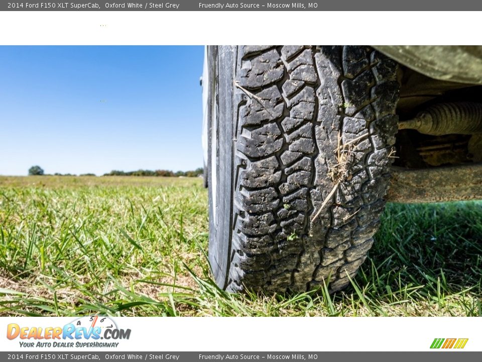 2014 Ford F150 XLT SuperCab Oxford White / Steel Grey Photo #11