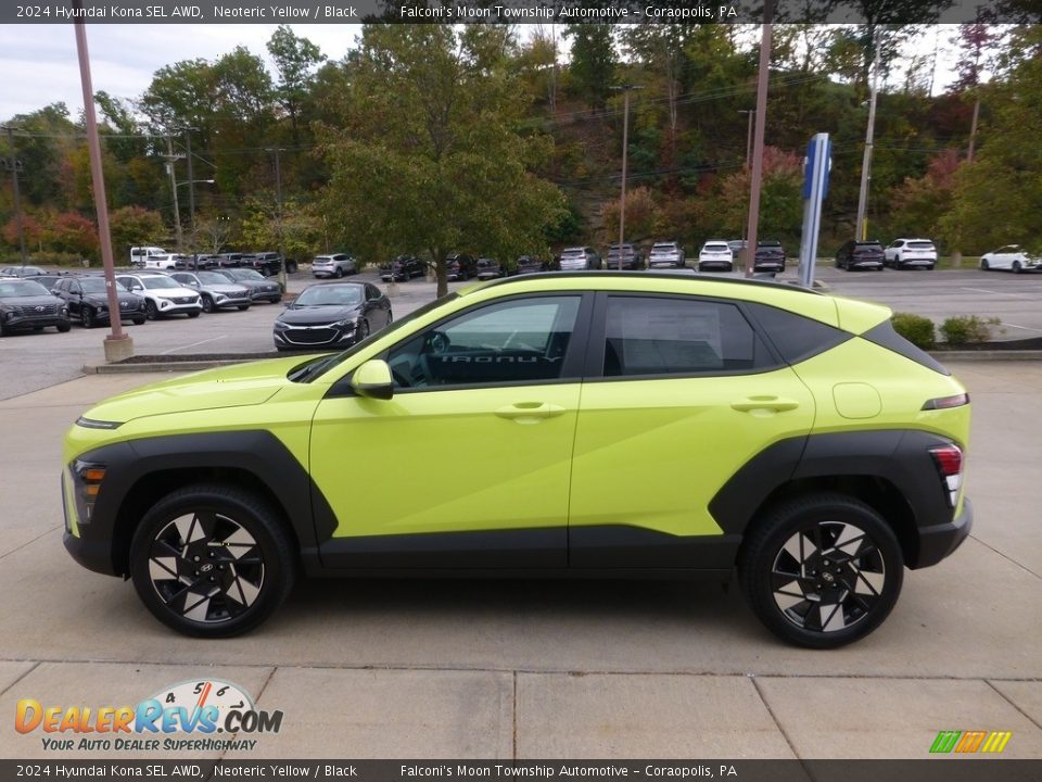 Neoteric Yellow 2024 Hyundai Kona SEL AWD Photo #6