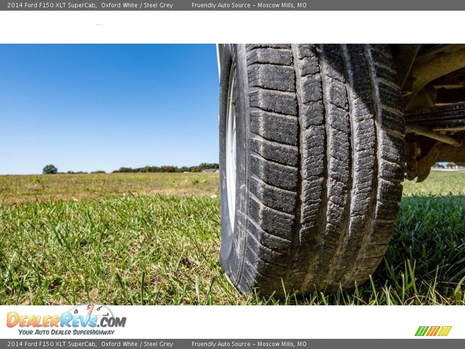 2014 Ford F150 XLT SuperCab Oxford White / Steel Grey Photo #12