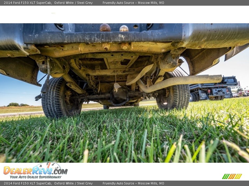 2014 Ford F150 XLT SuperCab Oxford White / Steel Grey Photo #13