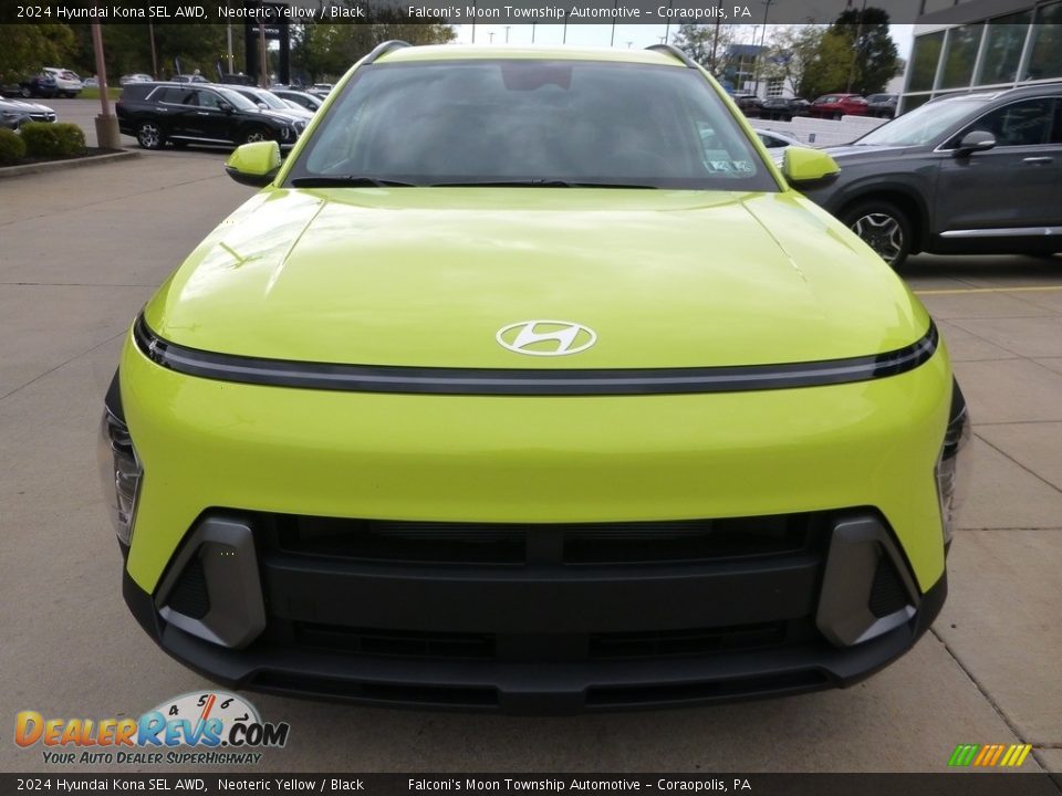 Neoteric Yellow 2024 Hyundai Kona SEL AWD Photo #8