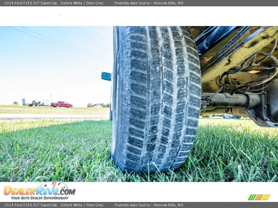 2014 Ford F150 XLT SuperCab Oxford White / Steel Grey Photo #14